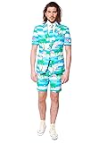 Opposuits Men's Summer Suit - Tropical Flamingo