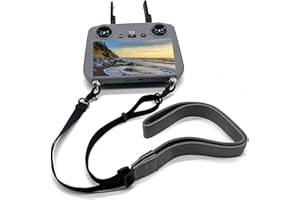 WTOHOBY PU Leather Lanyard for DJI RC/RC2/RC Pro/RC Plus 1/2 Control, Neck Strap Belt for DJI Mini 5 Pro/Flip/Air 3S/Mini 4 3 Pro/Mavic 3 Pro/Mavic 3M/3T/3E/Air 3/2S/Matrice 4 Drone with Display Controller