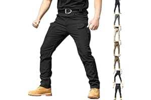 TEXWIX FLEXCAMO Flexcamo Tactical Pants,Multi Pockets Stretch Waterproof Quick Dry Work Pants
