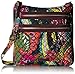 Vera Bradley Women's Cotton Triple Zip Hipster Crossbody Purse, Autumn Leaves, One Size