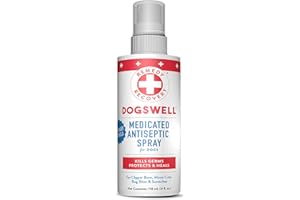CARDINAL PET CARE DOGSWELL Remedy + Recovery Medicated Antiseptic Spray for Dogs, 4 oz. (Packaging May Vary)