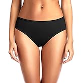 Zmart Women Standard Strappy Bikini Bottoms Full Coverage Bathing Suit Cutout Swim Low Rise Swimsuit Bottom