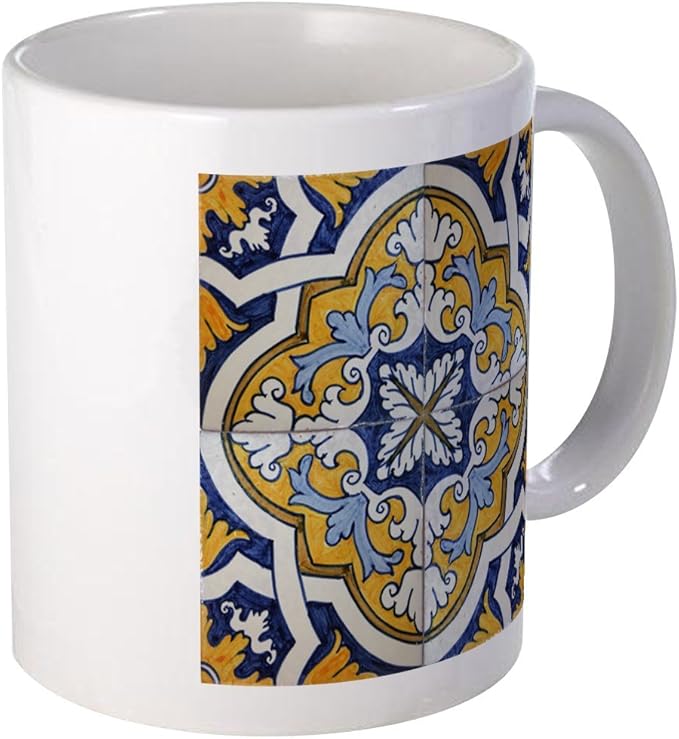 CafePress Portuguese Tiles Designs Mug Unique