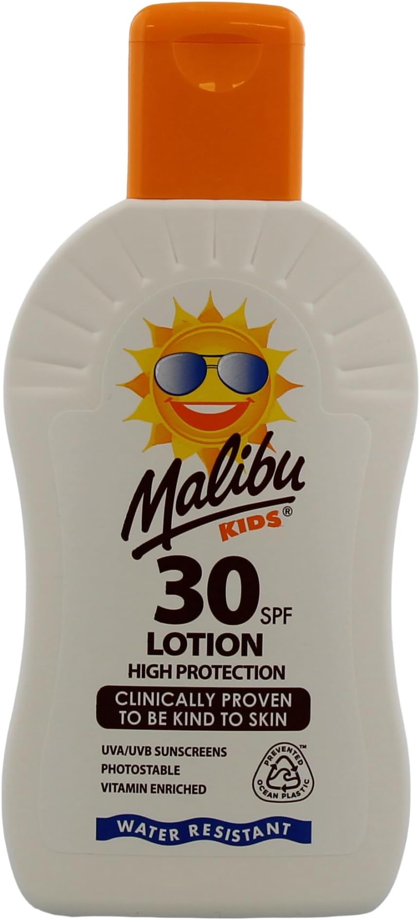 Malibu Kids SPF 30 Lotion Sun Cream 200ml - High Protection Water Resistant