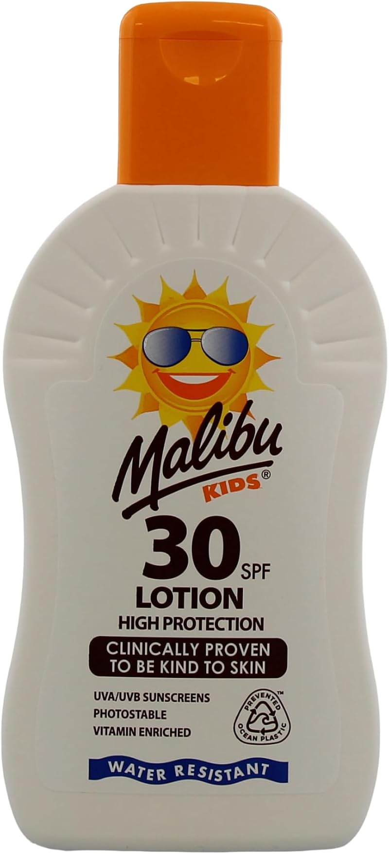 Malibu Kids SPF 30 Lotion Sun Cream 200ml - High Protection Water Resistant