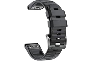 NotoCity Compatible with Fenix 6 Watchbands 22mm band for Fenix 6/Fenix 6 Pro/Fenix 5/Fenix 5 Plus/Forerunner 935/Forerunner 945/Approach S60/Quatix 5(Black)