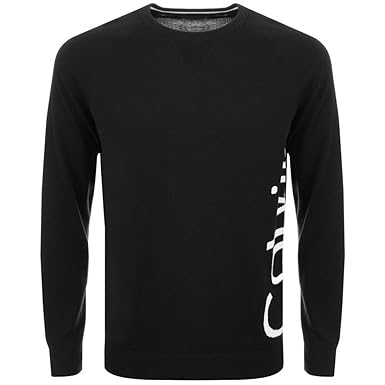 black calvin klein jumper mens