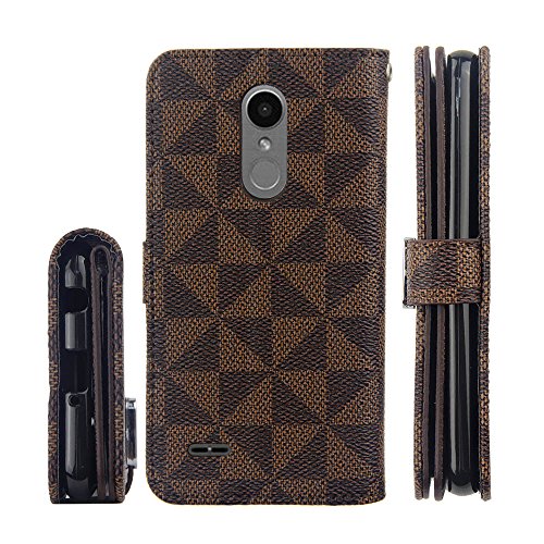 [ El Lumiere Louis Wallet Case for LG K30/K10 2018/X4 Plus/MS425 ] Multi-Card Slot Wallet Case [Drop Protection] Premium Leather [Kickstand Feature] (L-Brown) - Thumbnail 7