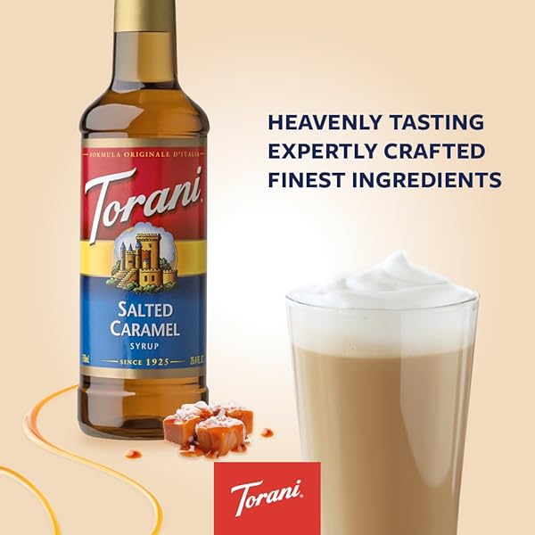 TORANI SYRUP, SALTED CARAMEL, 25.4 OUNCE