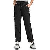 Seamaid Women's Hiking Pants Quick Dry Lightweight Water Resistant Cargo Pants with Zipper Pockets Travel Outdoor