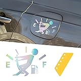 Augeny Funny Car Fuel Tank Sticker, EF Logo