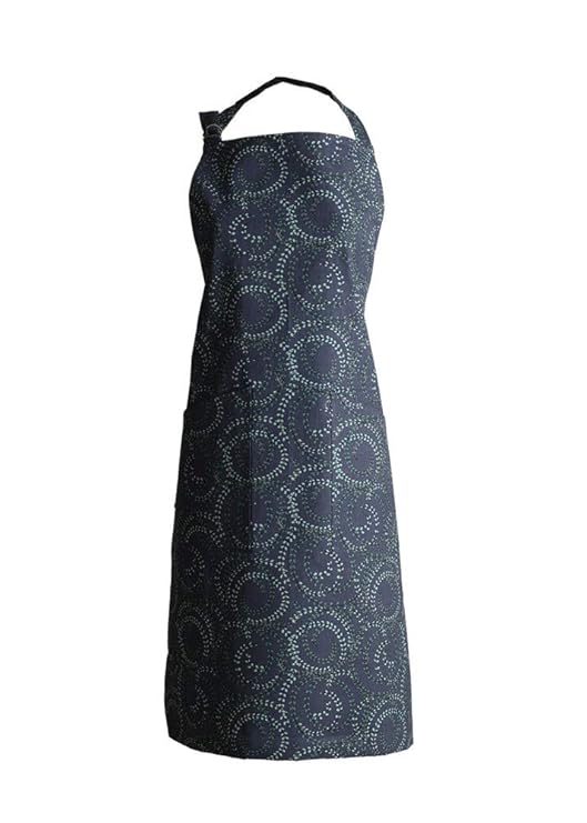 Linum Mucha Schürze 70x90 ink blue C54