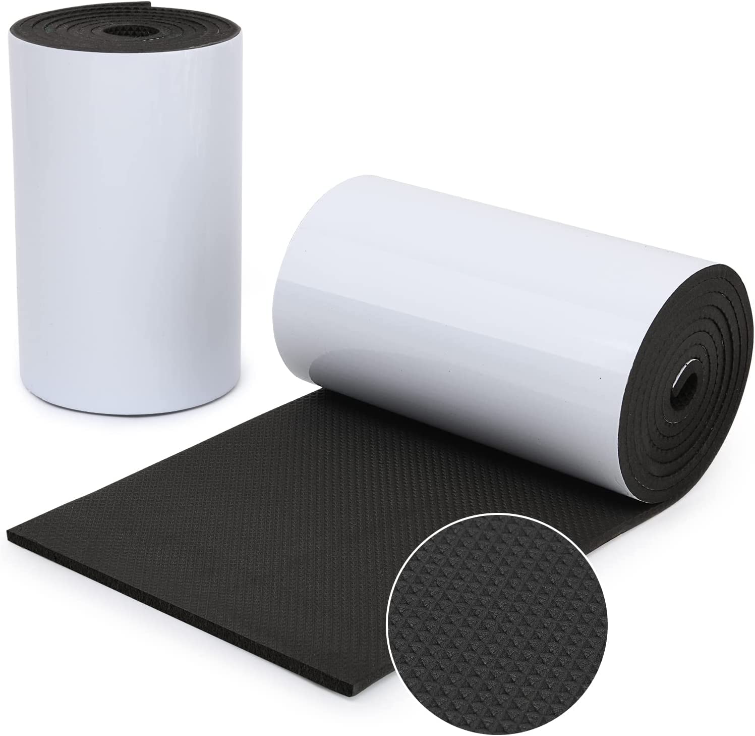 Photo 1 of Garage Wall Protector, 2 Roll Garage Car Door Protector Bumper Guard for Car Doors Anti-Collision Waterproof Inflaming Ultra Self Adhesive EVA Foam for Warehouse (2 ROLL: 79" x 8" x 1/4")