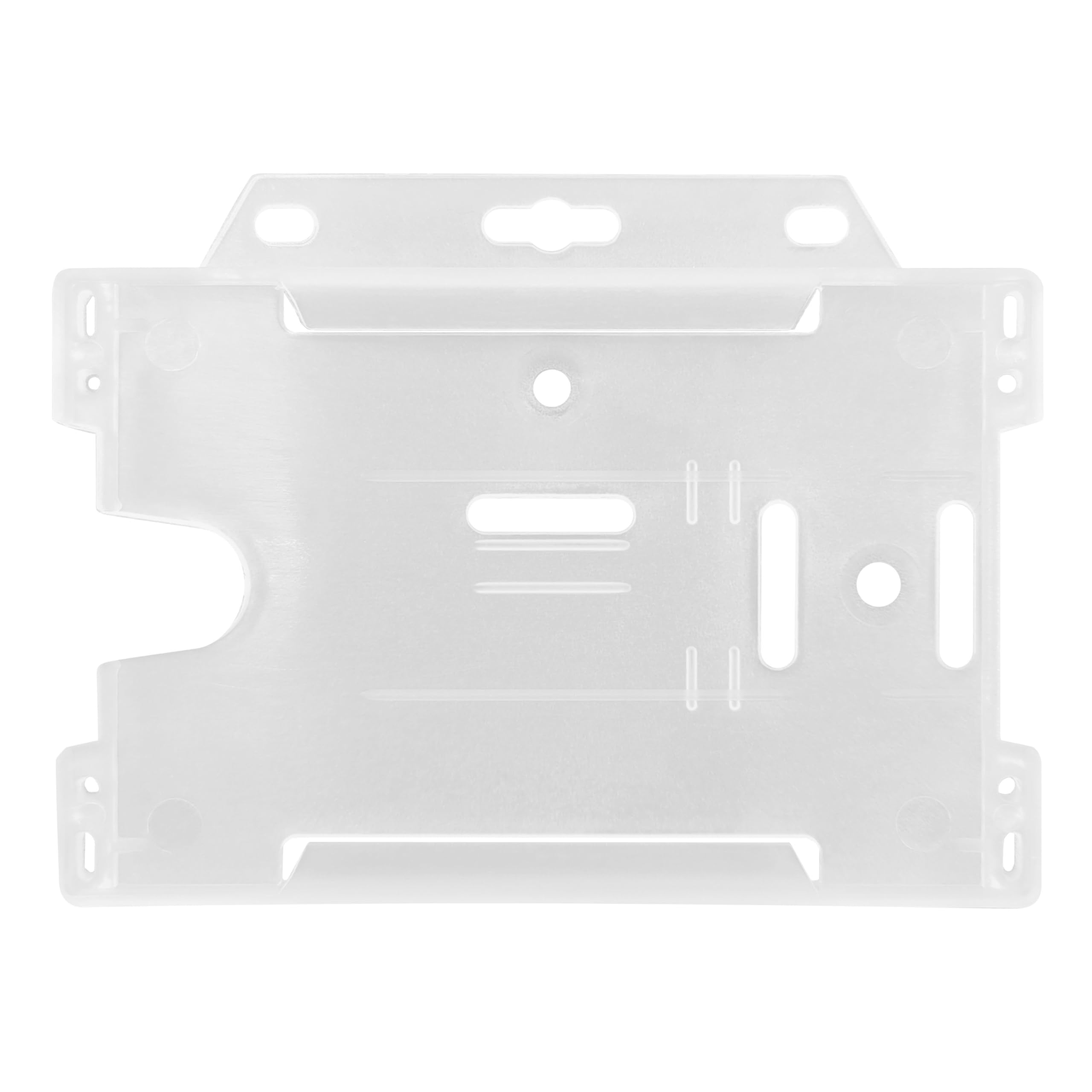 RAYLU PAPER - Hard Plastic ID Card Case, Clear Card Holder, Waterproof Protective Card Case (54x85)