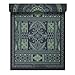 Gaiam Yoga Mat Premium Print Reversible Extra Thick Non Slip Exercise & Fitness Mat for All Types of Yoga, Pilates & Floor Workouts, Boho Folk, 6mm