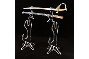 WANLIAN Sword stand Samurai Knife Holder Acrylic Horizontal Display Sword hook Plexiglass table top Sword display standDecora