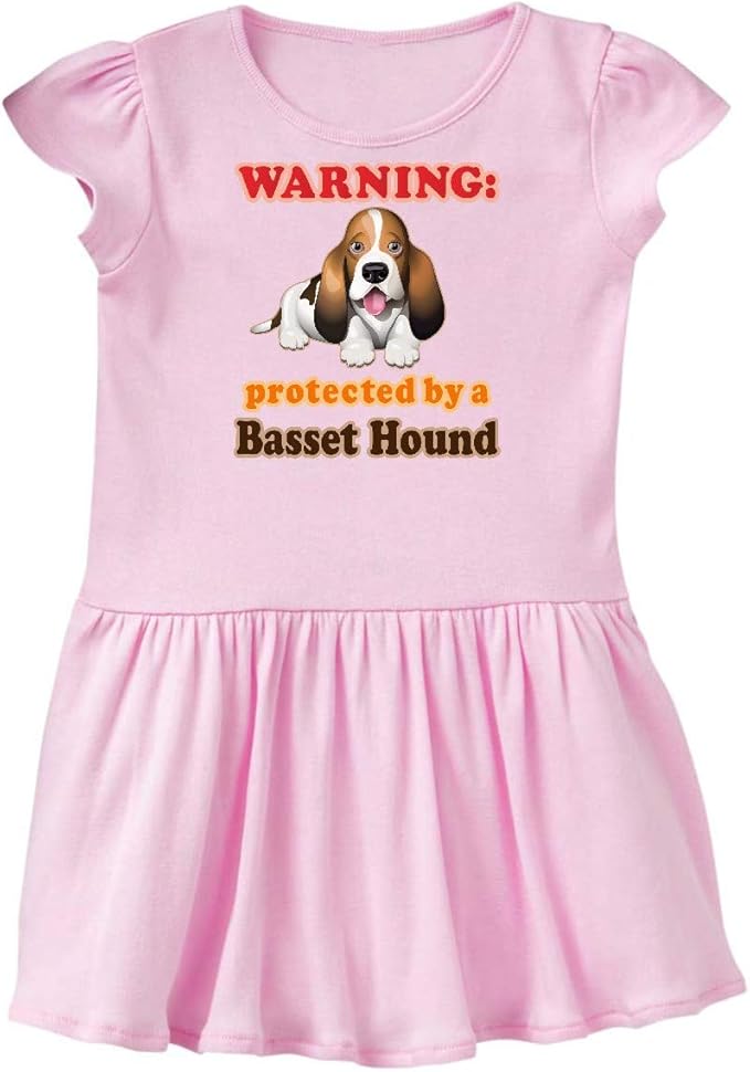 inktastic Protected by a Basset Hound Funny Dog Toddler