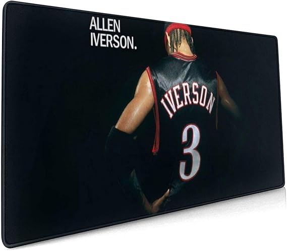 Amazon Co Jp アレン アイバーソン No 3 2 マウスパッド ゲー 事務所机用 パソコンマット 傷防止 防水 ミングマウスパッドゲーム コンピューター ゲームテーブルマット 超大型 耐久性 ファッション マウスパッド 服 ファッション小物