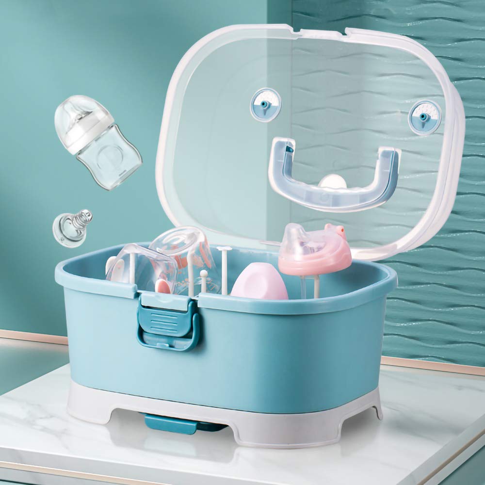 Baby Bottle Drying Rack Storage, Large Nursing