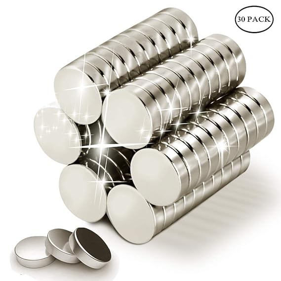 30PCS Round Strong 15mm X 4mm, Strong Round Neodymium