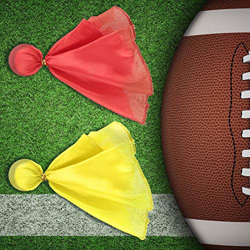 image for BKpearl 12 Pcs Football Penalty Flag Tossing Flags Sports Fan Set Pena
