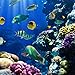 Uniclife Glowing Effect Artificial Coral Plant for Fish Tank, Decorative Aquarium Ornament (Yellow)