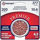 Crosman Magnum Premier Domed Pellets 200 Count