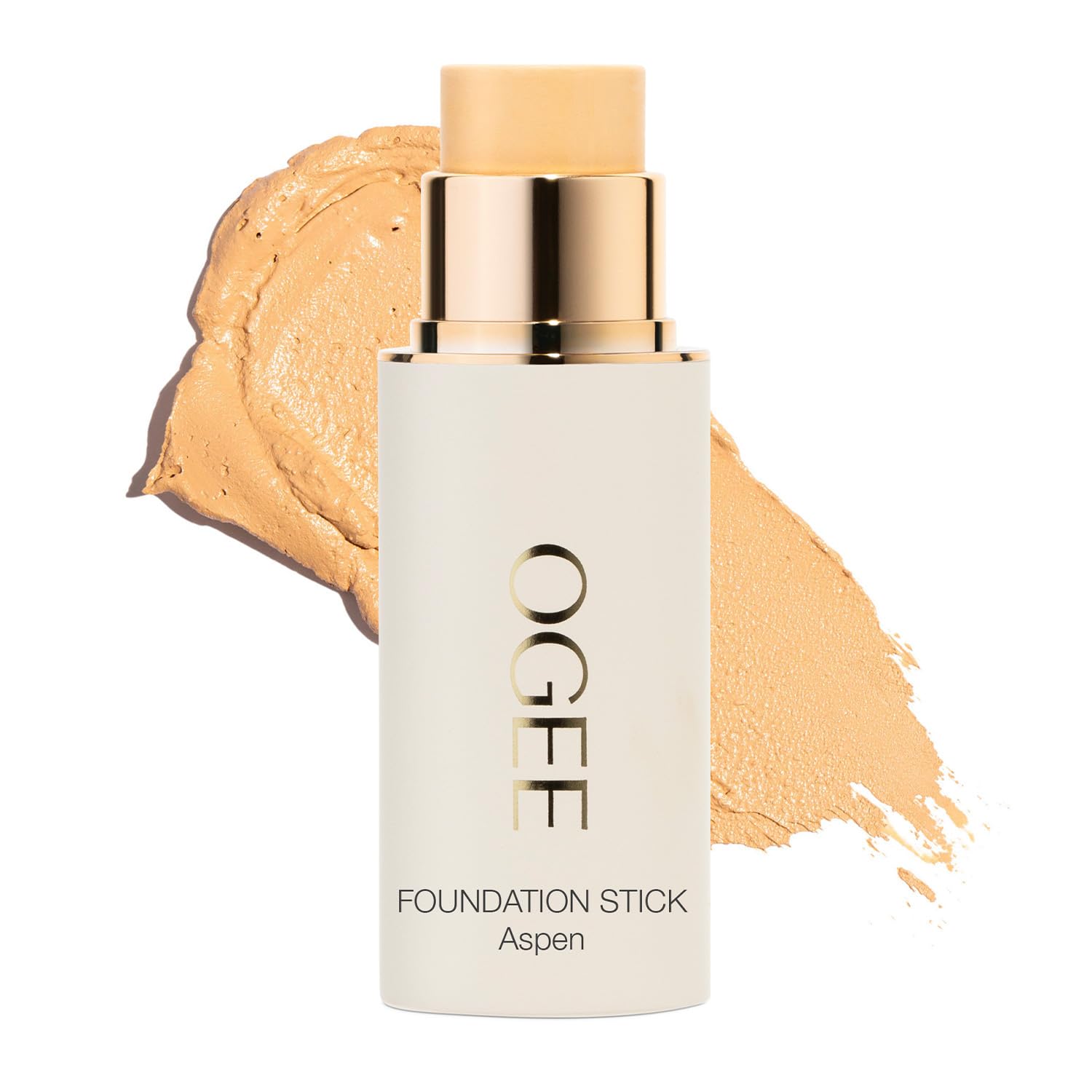 Photo 1 of Ogee Sculpted Complexion Foundation Stick (Aspen 1.0W - Fair, Warm Undertones) Full Coverage Foundation Makeup - Instantly Balance & Even Complexion - 70% Organic Ingredients