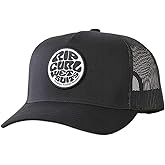 Rip Curl Mens Curve Peak, Structured Trucker Hat, Mesh Snapback Baseball Cap for Men, Adjustable