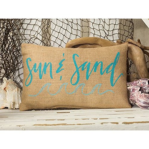 Country House The Collection Burlap Sunsand Pillow (12X8)