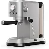 avigator Espresso Machine 20 Bar, Compact Coffee Maker with Milk Frother, Espresso Maker with 50oz Removable Water Tank for Home &amp; Office, Coffee Machine for Cappuccino &amp; Latte