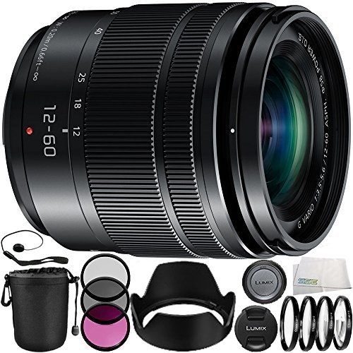 Panasonic Lumix G Vario 12 60mm F 3 5 5 6 Asph Power O I S Lens Bundle With Manufacturer Accessories Accessory Kit 13 Items White Box International Version No Warranty Buy Online In Bahamas At Bahamas Desertcart Com