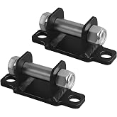 JOYOKYOPK Rear Upper Shock Bar Pin Eliminator Kit | Bar Pin Eliminator Compatible for Jeep 1997-2018 TJ Wrangler JK Wrangler 1089