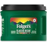 Folgers Decaf Coffee, Ground Coffee, Classic Medium Roast, 19.2 Ounce Canister