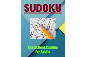 Sudoku Puzzle Book Medium for Adults: Large Print Activity Book