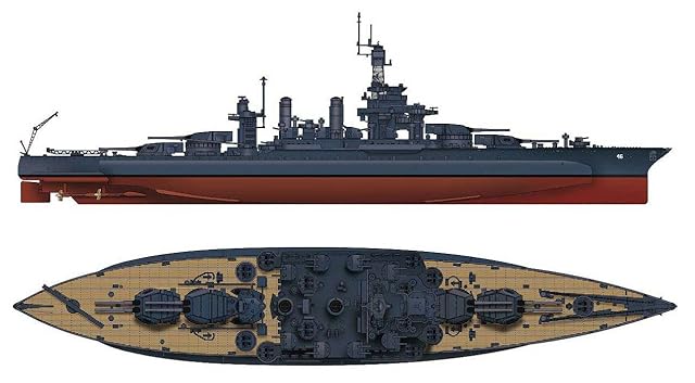 ピットロード 1/700 スカイウェーブシリーズ アメリカ海軍 コロラド級戦艦 BB-46 メリーランド 1945 プラモデル W199