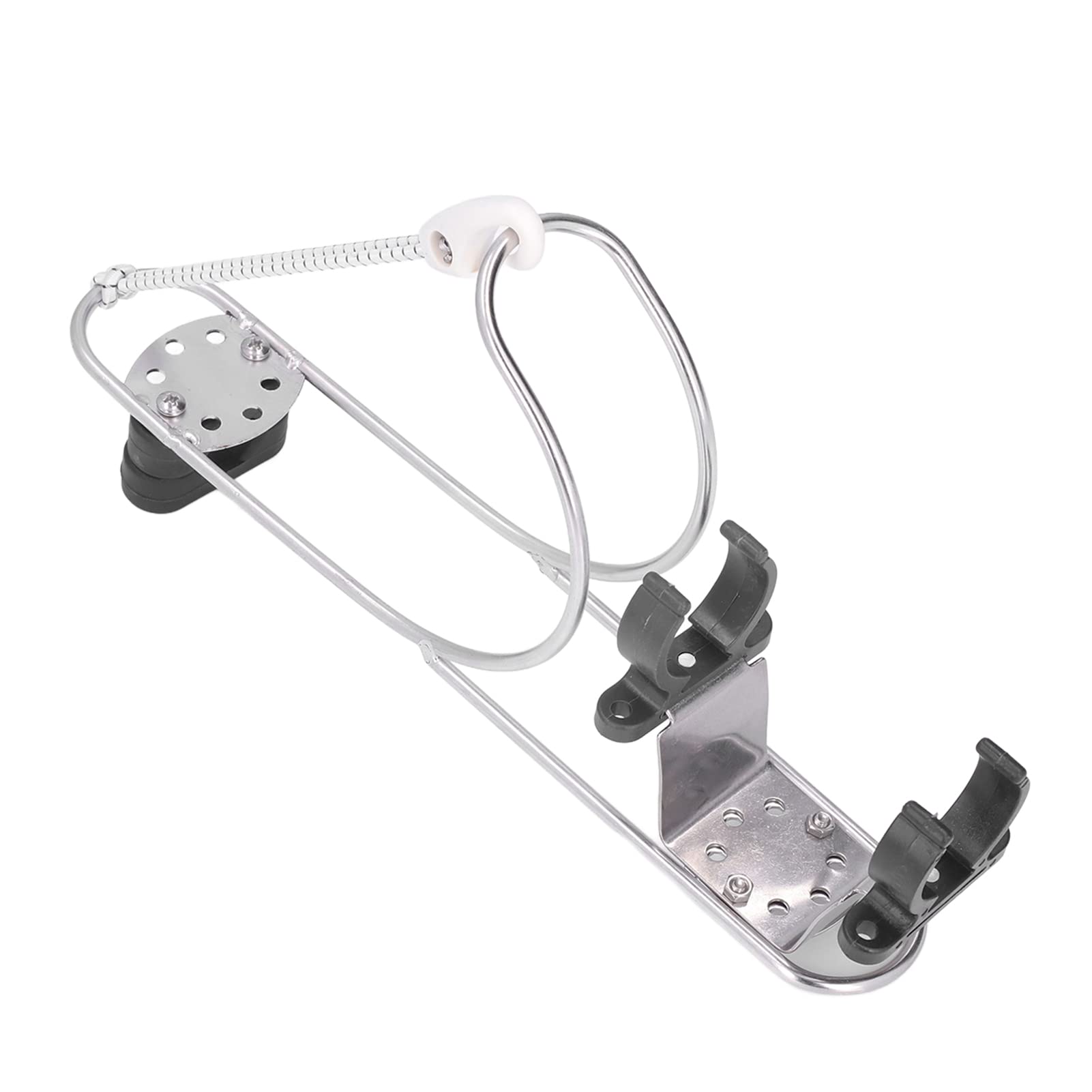 Akozon ​Lifebuoy Holder, Portable Boat Lifebuoy Bracket Arbitrary Angle Selection Marine Life Buoy Holder For Horseshoe Life Buoy And Life Buoy