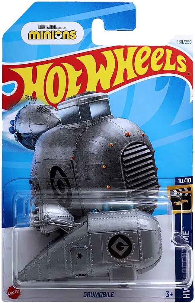 Hot Wheels - Grumobile - HW Screen Time 10/10 - HTB39 - Short Card - Minions - Illumination - Mattel 2024 - 1:64