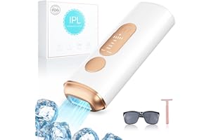 YOEYOU Laser Hair Removal, IPL Hair Removal with 5 Levels of Energy, Laser Hair Removal for Women with Cooling System, Safe At-Home Hair Removal Device Device for Armpits Back Legs Arms Face Bikini Line