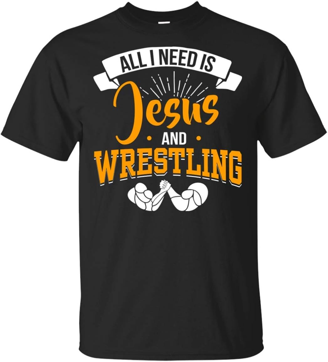 TSHIRTAMAZING Wrestle Sport God Wrestling for Christian Jesus TShirt