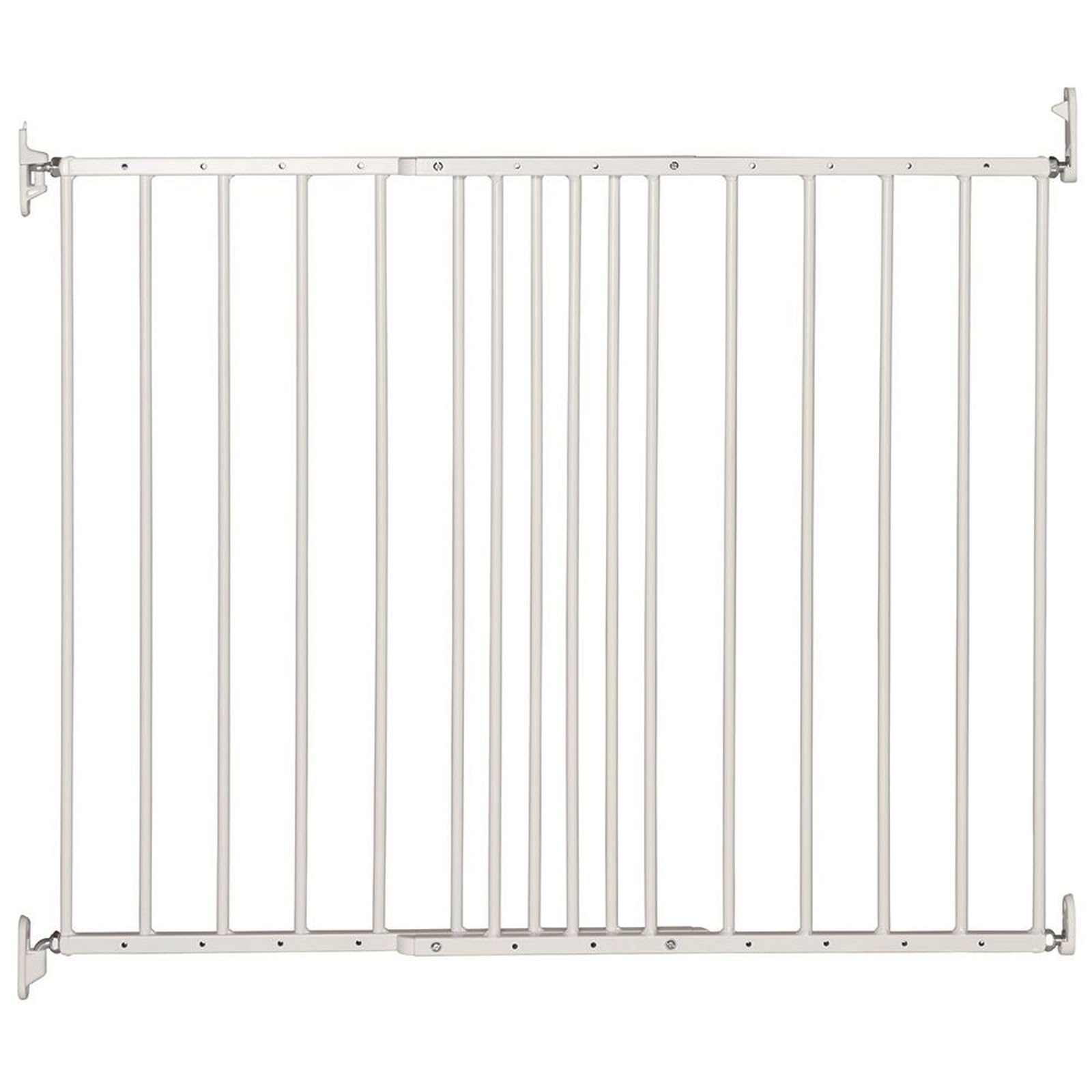 Safetots Extra Tall Extending Metal pet gate, White,62.5cm - 106.8cm