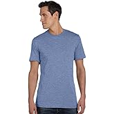 Jersey Short-Sleeve T-Shirt (3001C) Heather Blue, 4XL