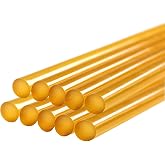 Dent Repair Glue Sticks, Gliston Paintless Dent Puller Tool Glue Stick for Hot Glue Gun Car Repair Dent Rmover Tool Set - 10 PCS Yellow Glue Sticks