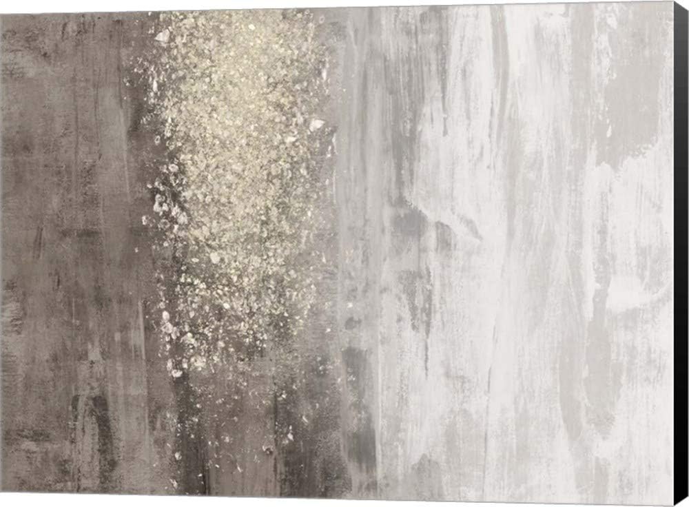 Glitter Rain II by Jennifer Goldberger Canvas Art Wall Picture, Museum Wrapped with Black Sides, 21 x 16 inches