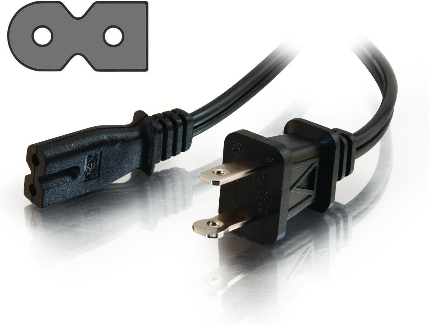 AC Power Cord / Mains Cable for Bose Wave Music System III ; Bose Solo 10, Solo 15 TV Sound System, Sound Bar
