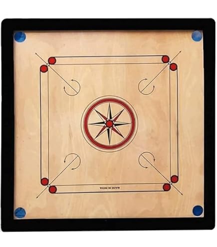 Kalindri Sports Wooden Carrom Board Without Coins Striker (Full