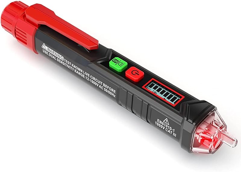 Kaiweets HT100 Voltage Tester Dual Range 12-1000V NCV Pen Tester