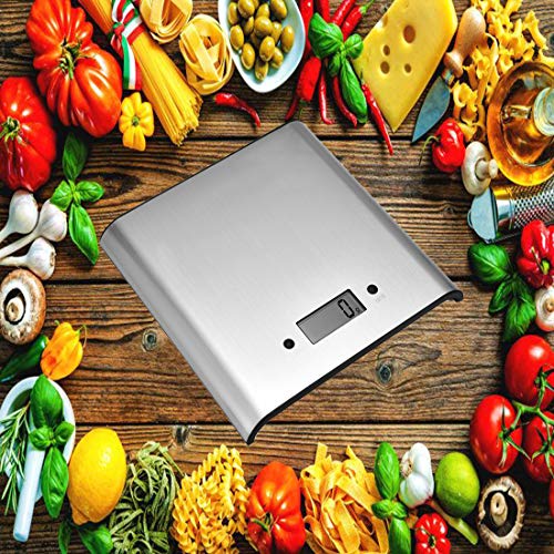 Kitchen Scale, Digital Food Weighting Scale 11lb/5000g Electronic Cooking Food Scale, Weighing Scales with LCD Display, Accurate Gram, for Home，for Kitchen, Batteries Included -TOBION - Thumbnail 5