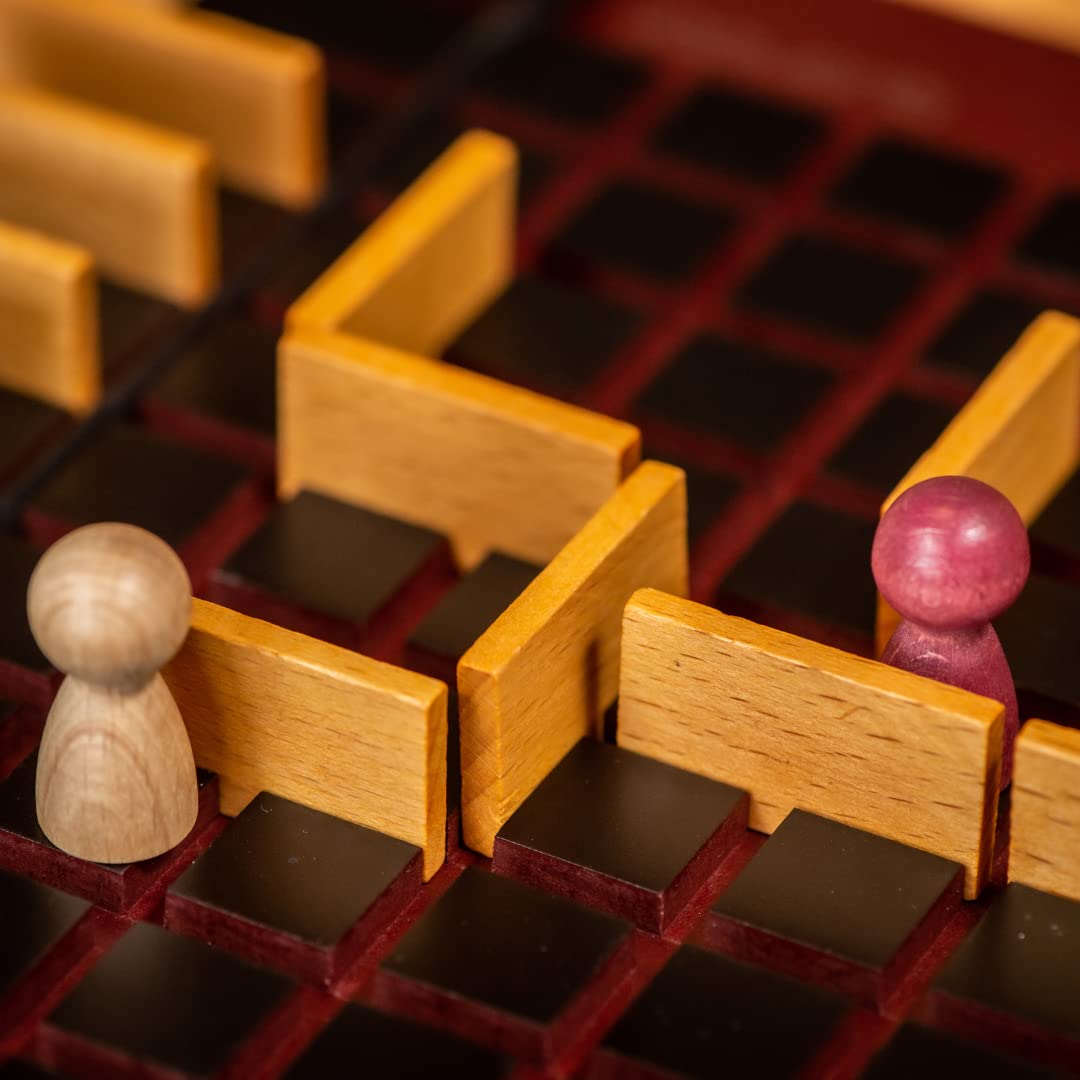 Quoridor - Over 1 Million Sold! Mensa Select Winner | Wooden Abstract Strategy Game for Adults and Families | Ages 8+ | 2 to 4 Players | 1 Minute to Learn, 15 Minutes to Play