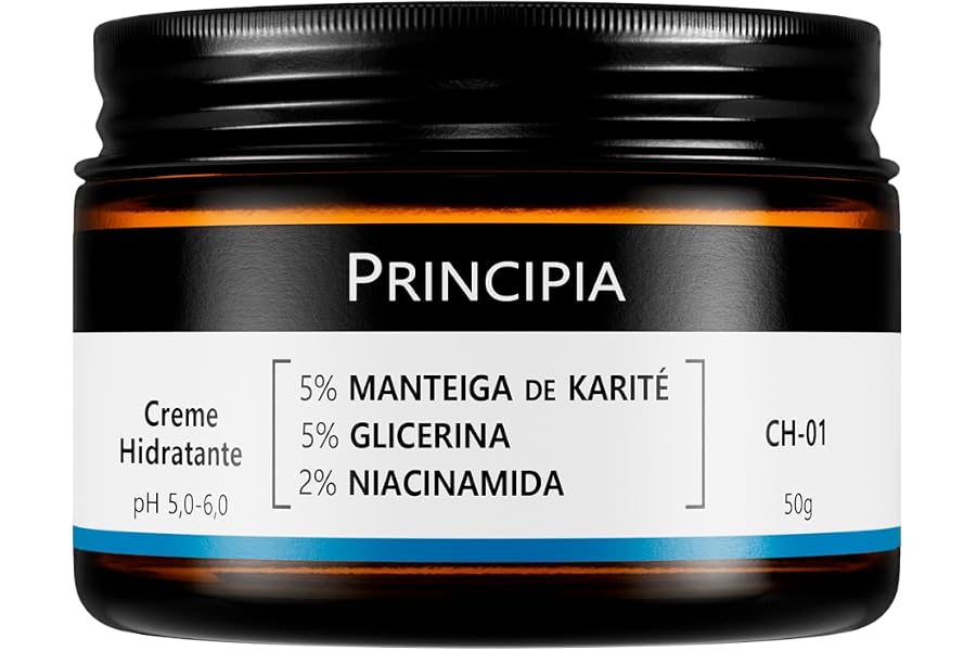 Creme Hidratante Facial 5% Manteiga de Karité + 5% Glicerina + 2% Niacinamida CH-01 com 50g